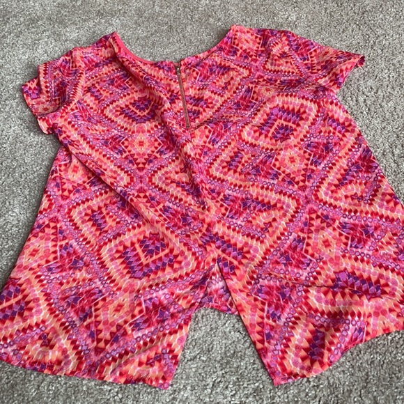 Pink, Purple & Orange Blouse - Picture 3 of 3